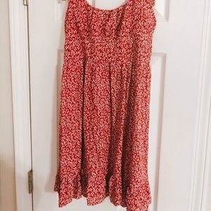 red sundress